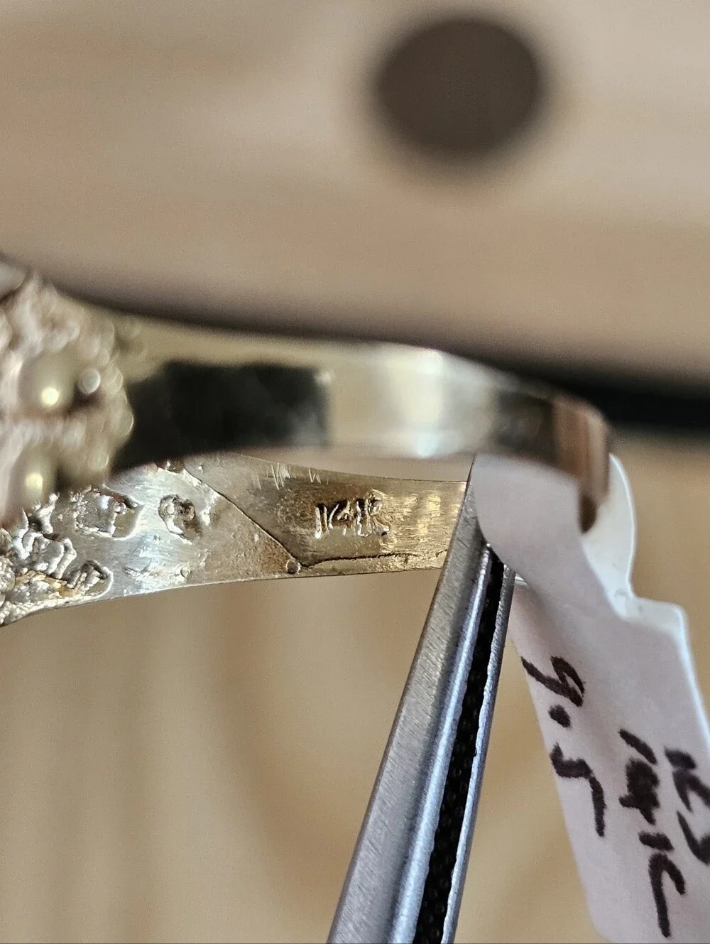 14k Gold Ring Size 9.5